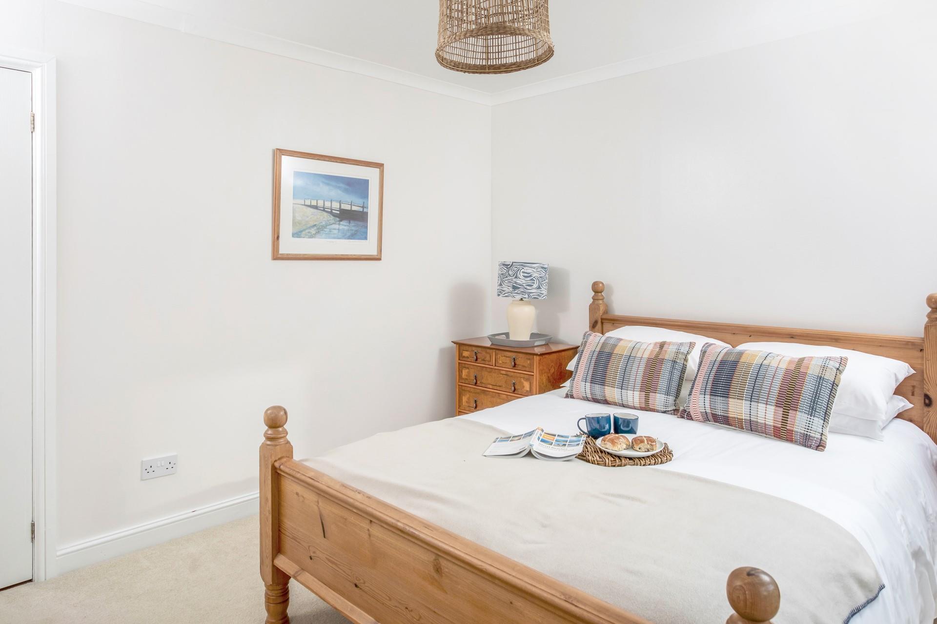 Bedroom 3 has a luxurious super king bed to wake up in each morning.