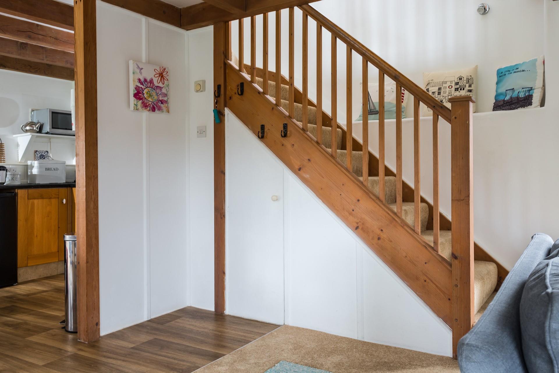 Classic features are dotted around the cottage.