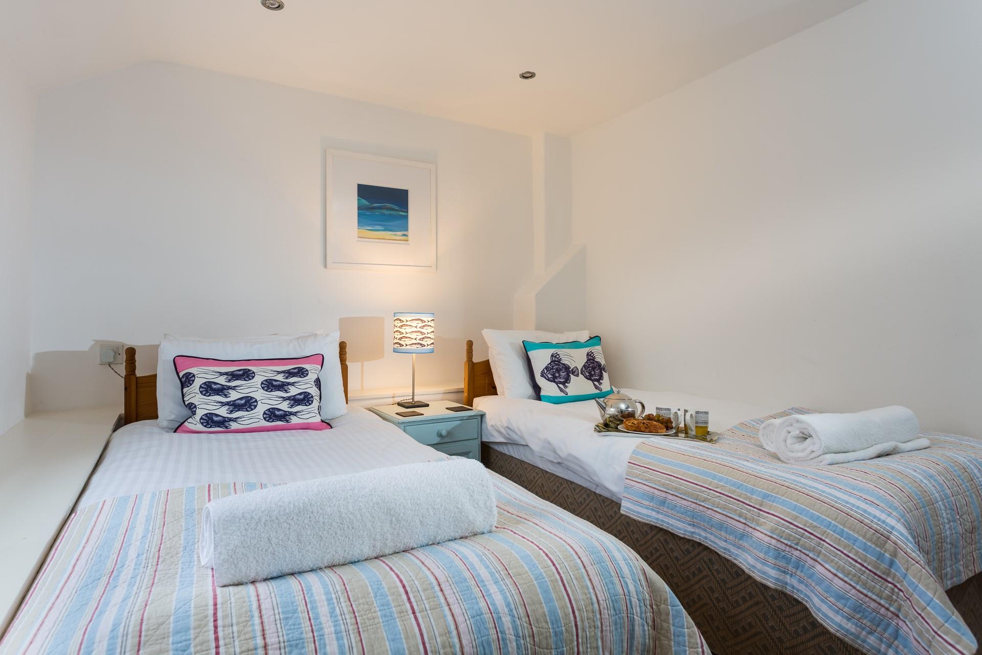 A day of rambling around the Cornish coast will ensure everyone sleeps well.