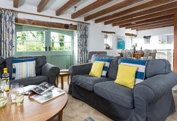 A cosy cottage with stunning original features and stylish decor.