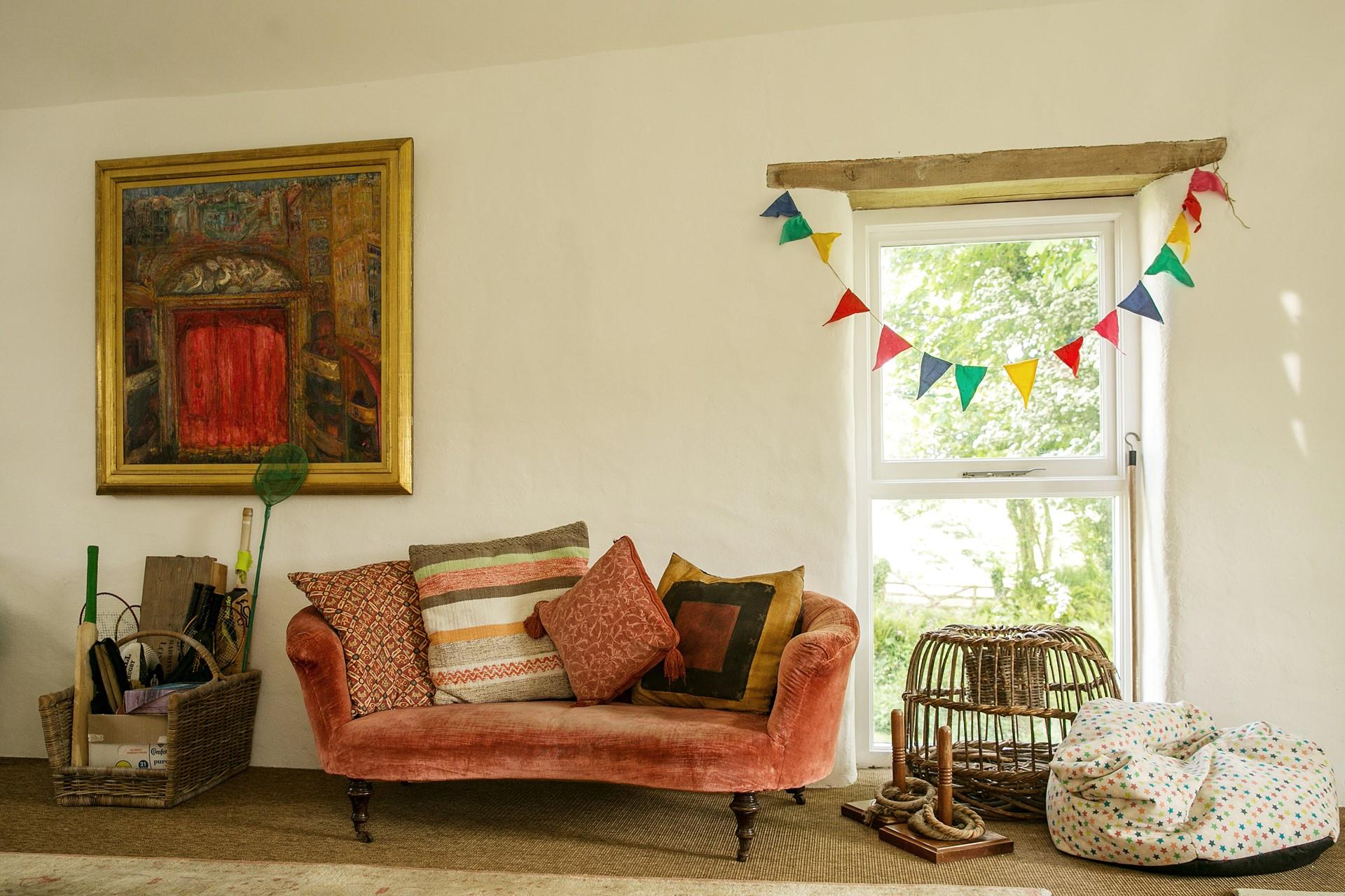 The little ones can play in the playroom whilst you relax in the sun.