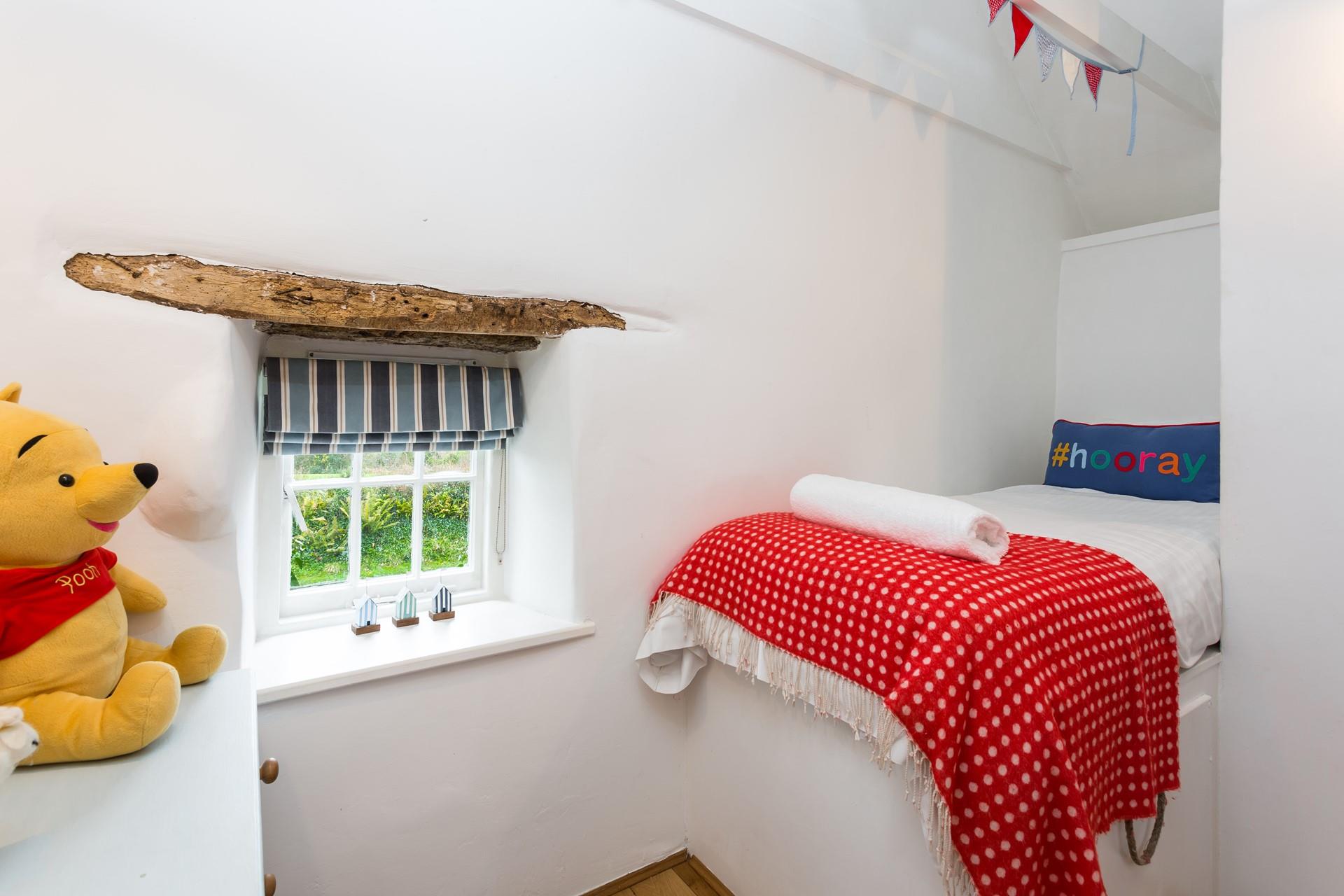 Tuck the little one into bed after a busy beach day.