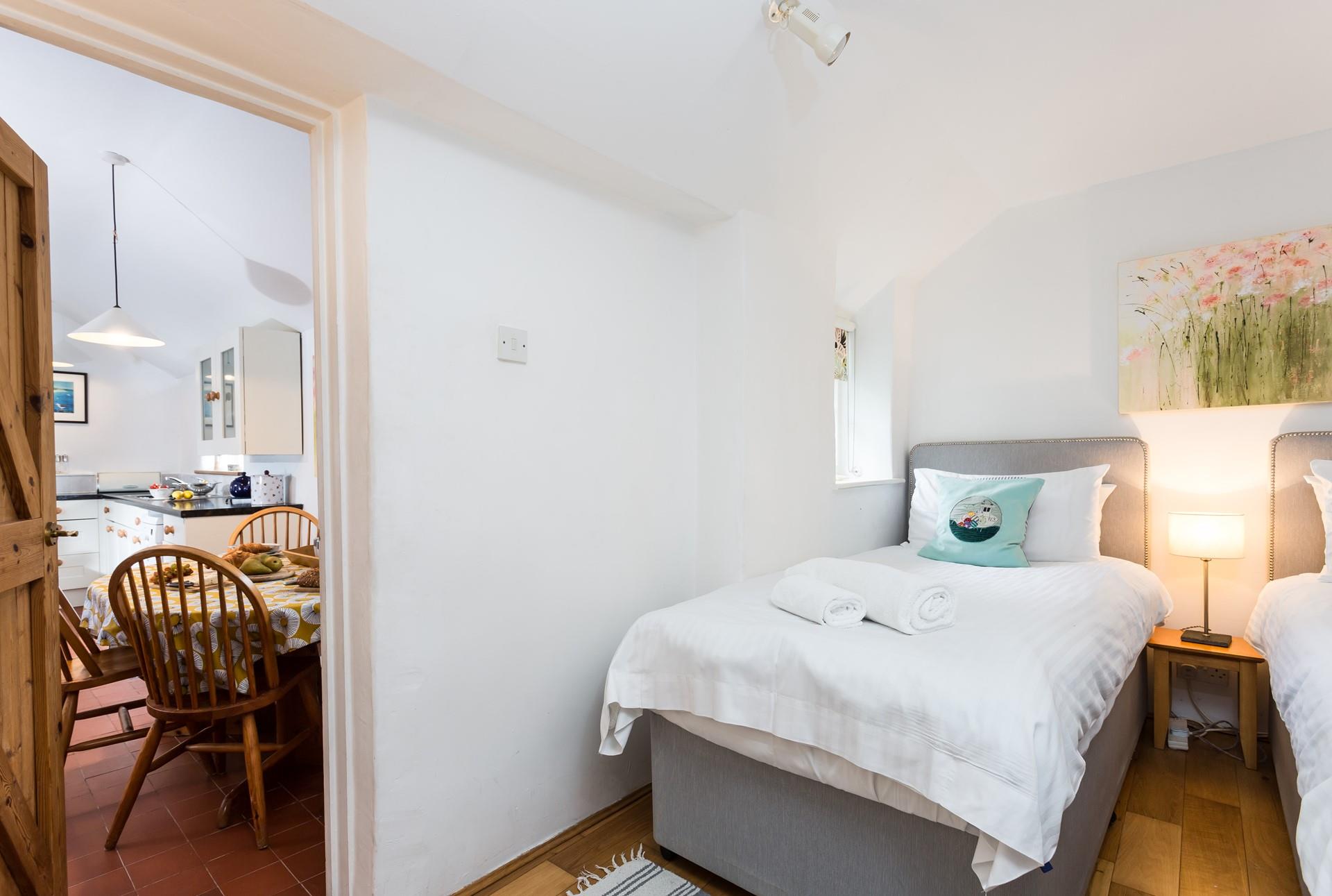 The twin room is ideal for children or young adults.