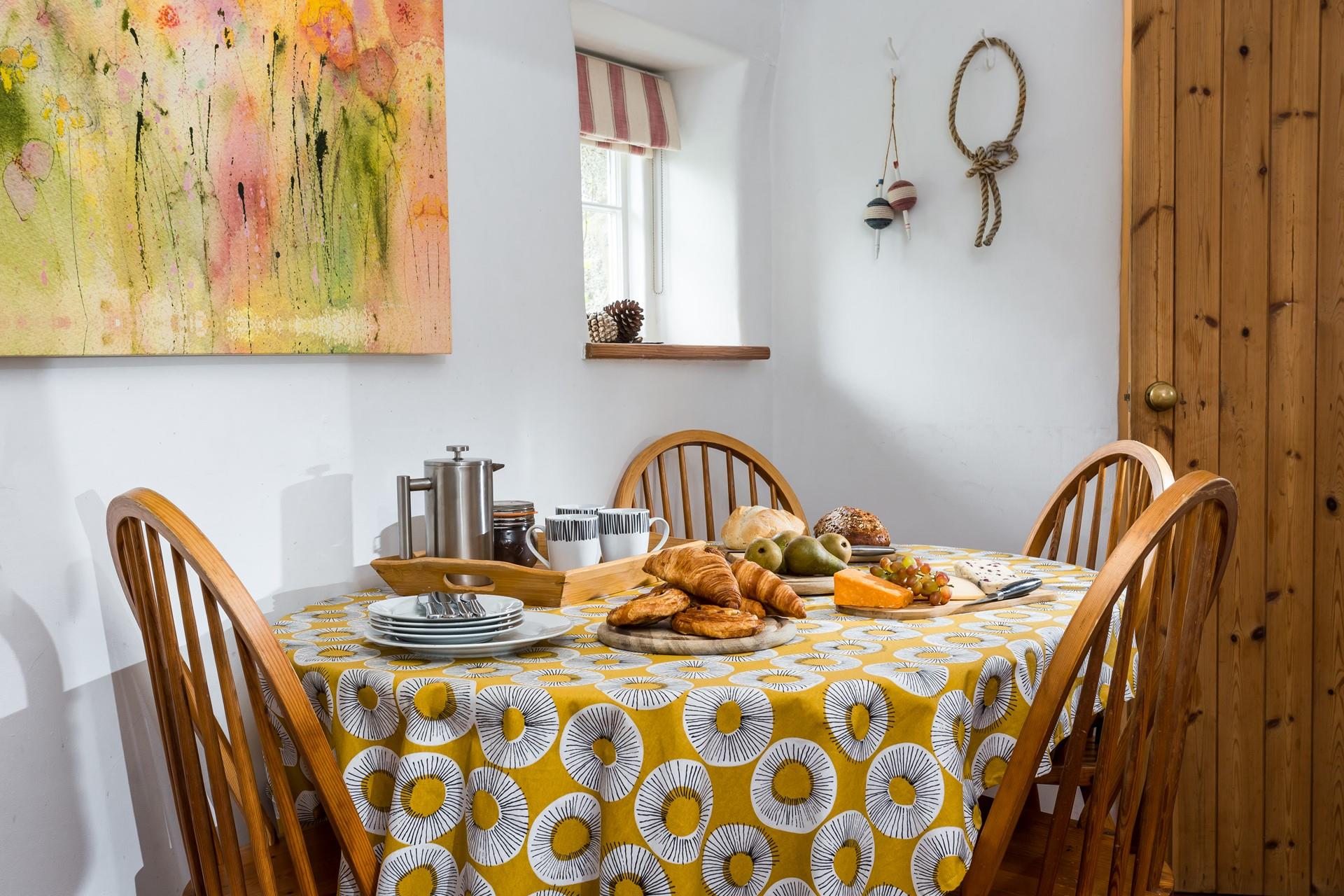 Hot coffee and a hearty breakfast sets you up for a day of exploring.