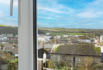 Shambrook has views over Porthleven and the harbour.