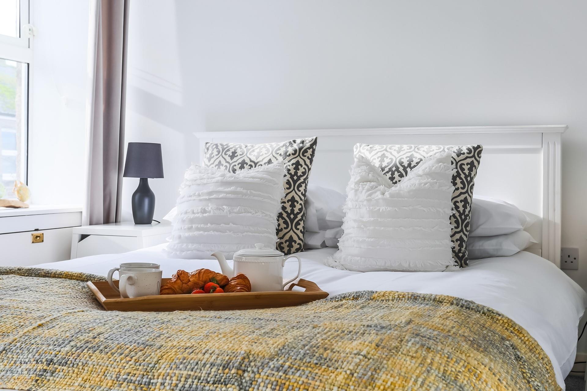 Treat yourself to breakfast in bed, you are on holiday after all!