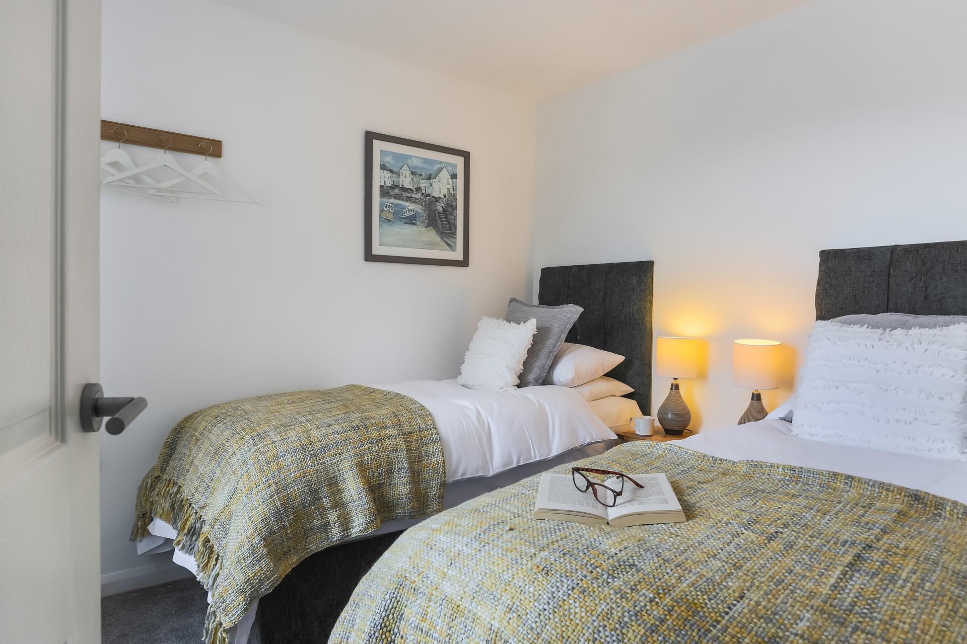 Sink into the soft sheets and get stuck into a good book in the evening.