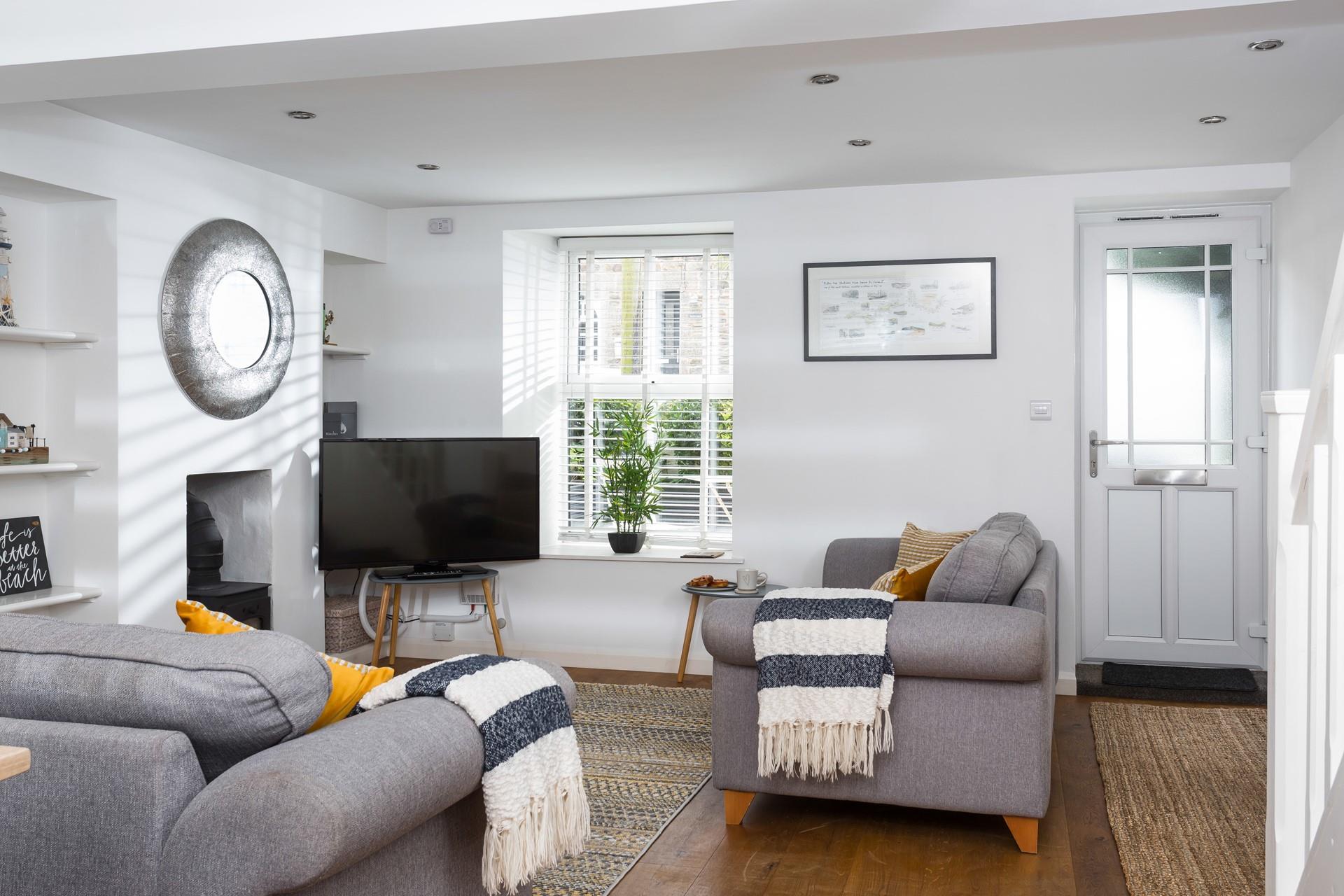 Snuggle up with a cuppa on the comfortable sofas in the evenings.