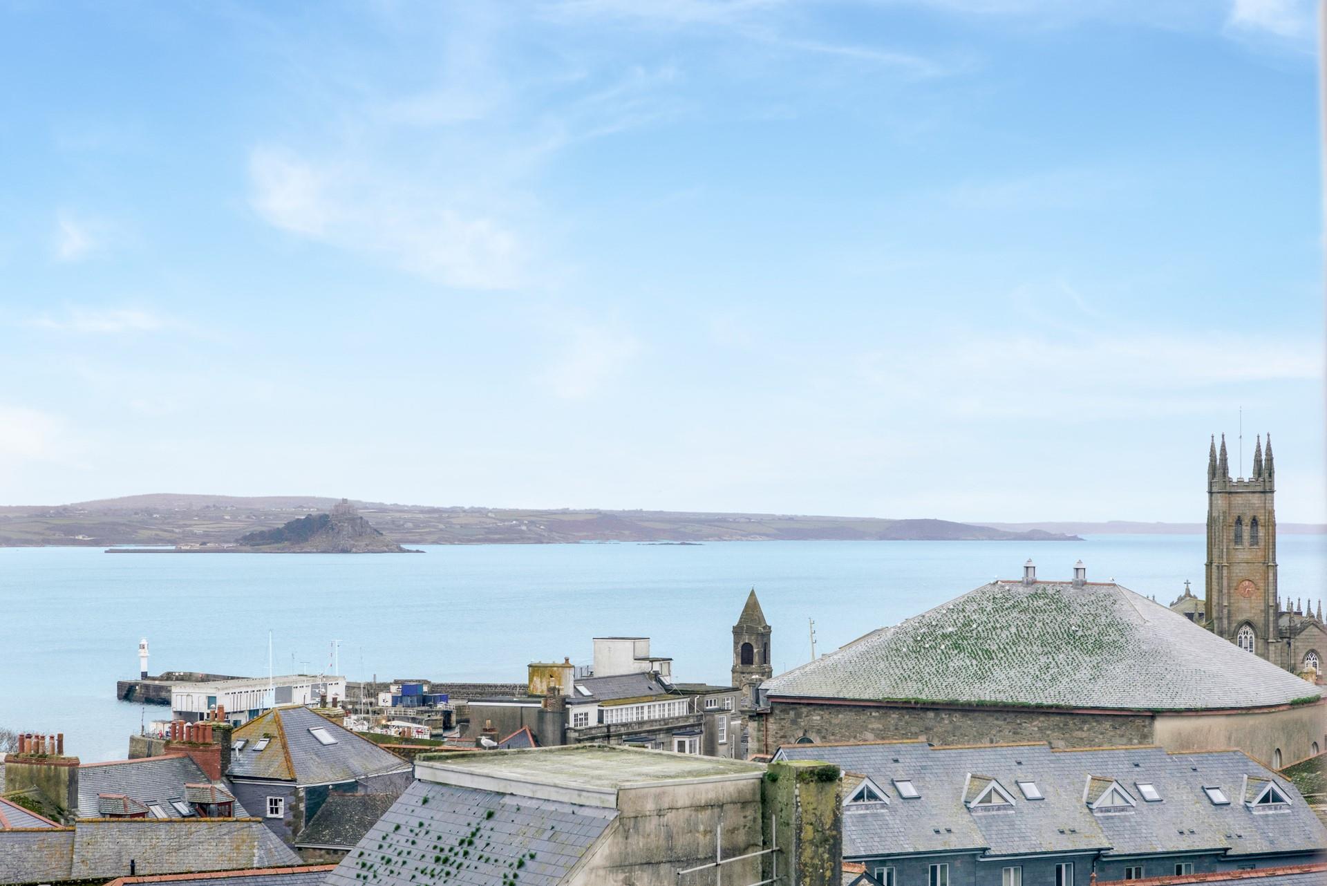 Watch the sunrise over St Michael's Mount each morning.