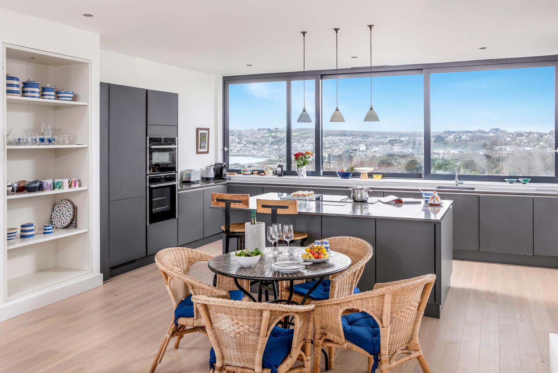 Pour yourself a glass of local wine to enjoy over dinner.