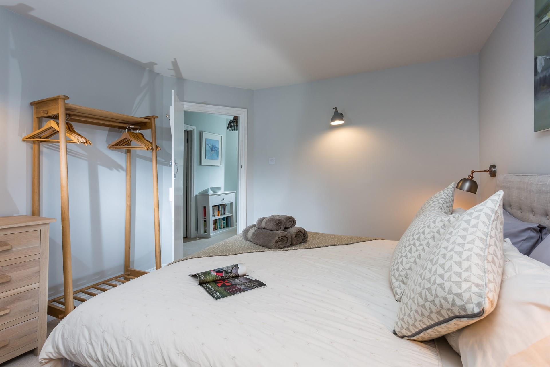 The bedrooms are stylishly decorated with comfort in mind.