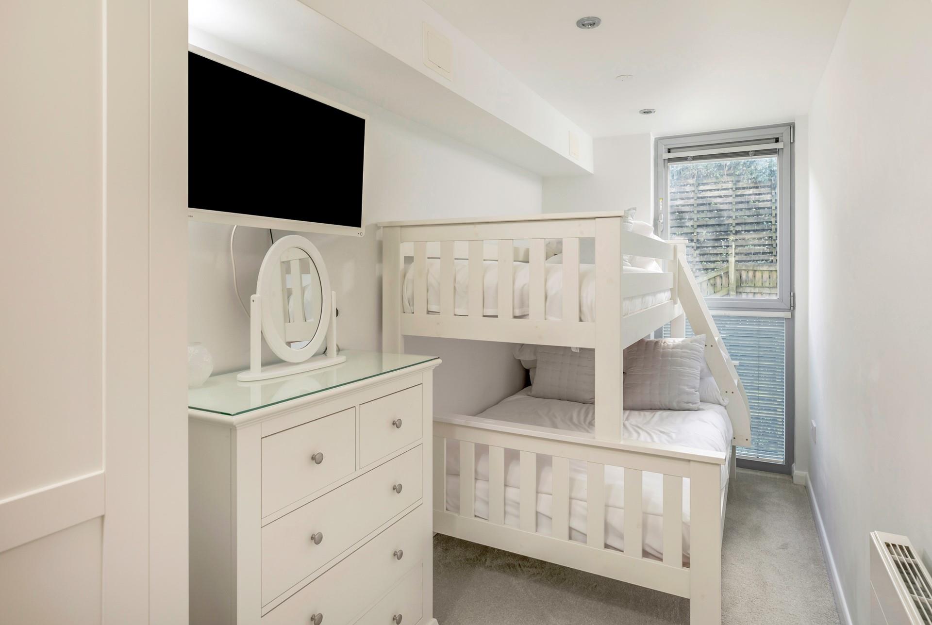 Bedroom 2 is perfect for kids to enjoy a sleepover!