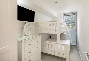 Bedroom 2 is perfect for kids to enjoy a sleepover!