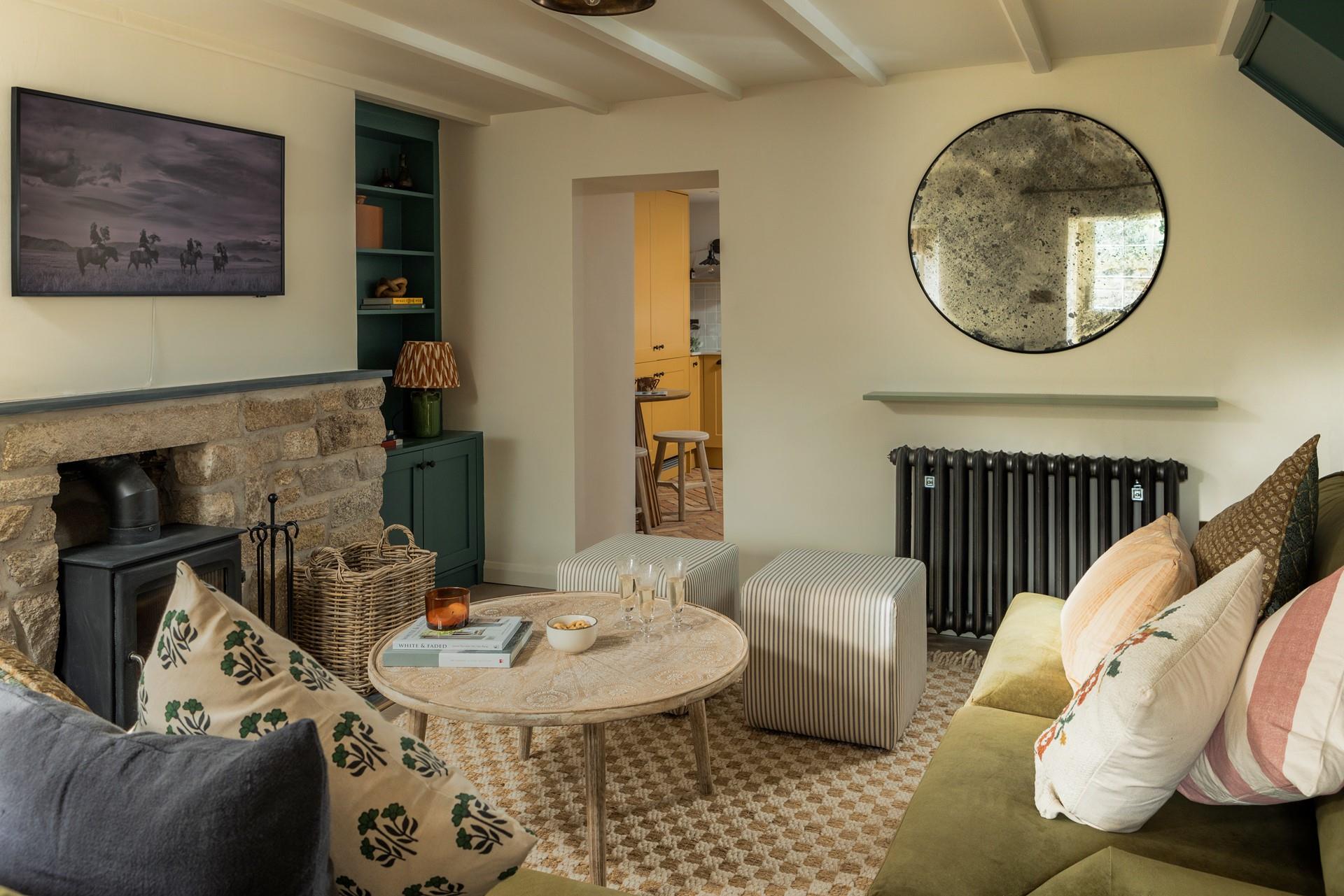 After a day of exploring the nearby woodlands, unwind with a glass of something chilled.