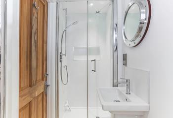 Spend the day on Porthmeor Beach and come back for a relaxing shower.