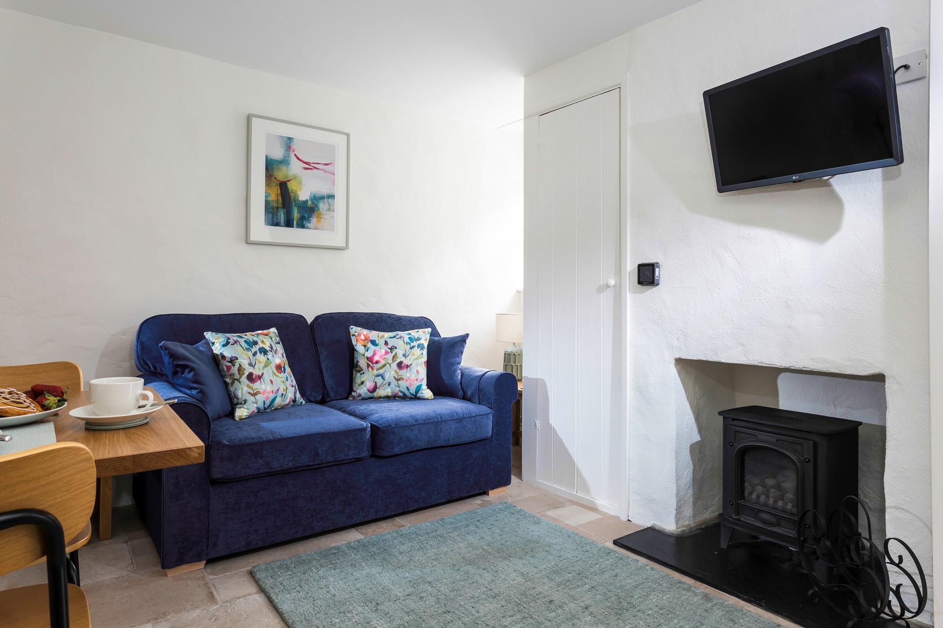 Sink into the comfortable sofa and relax after a busy day exploring the cobbled streets.