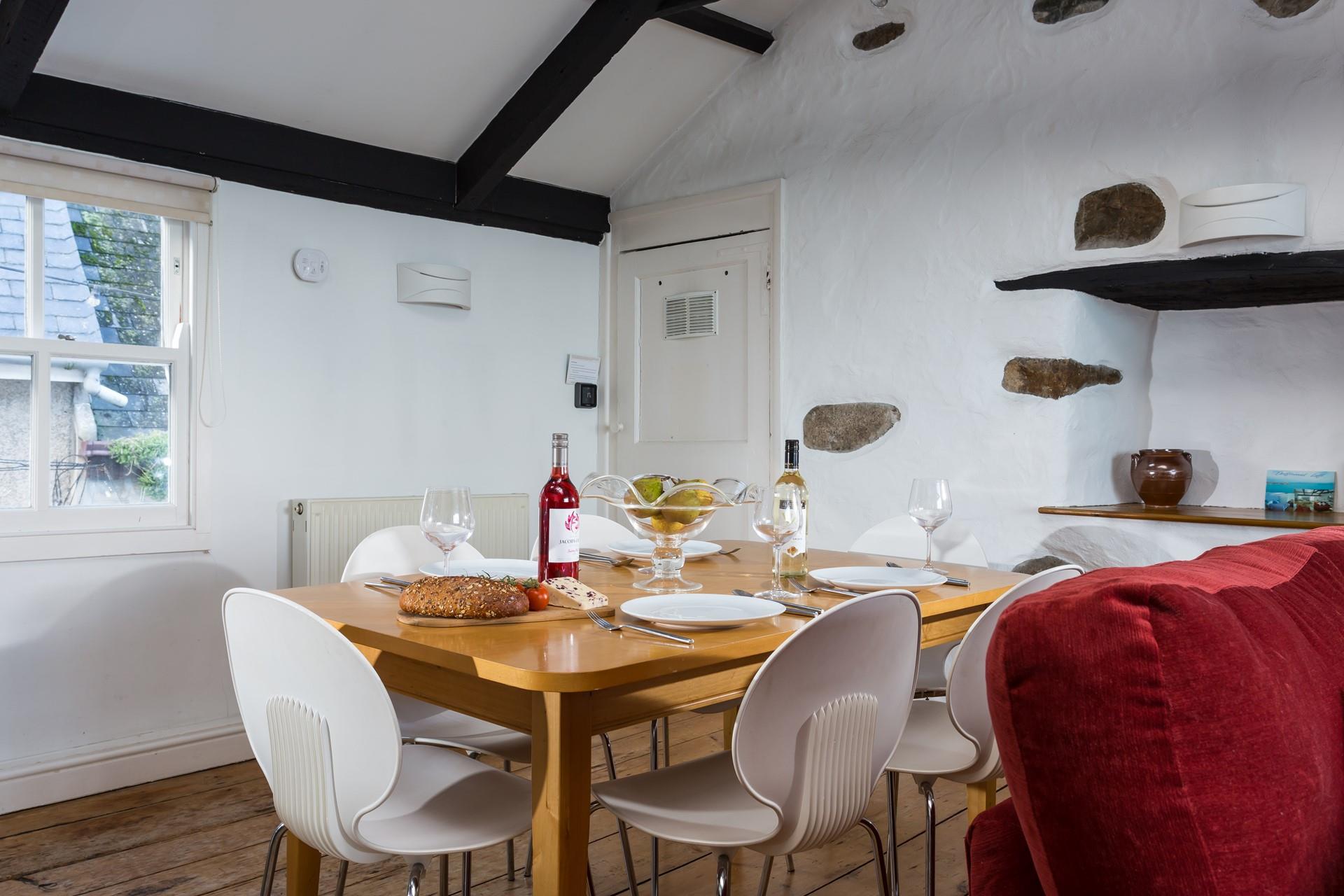 Pour yourself a glass of wine and enjoy a delicious dinner.