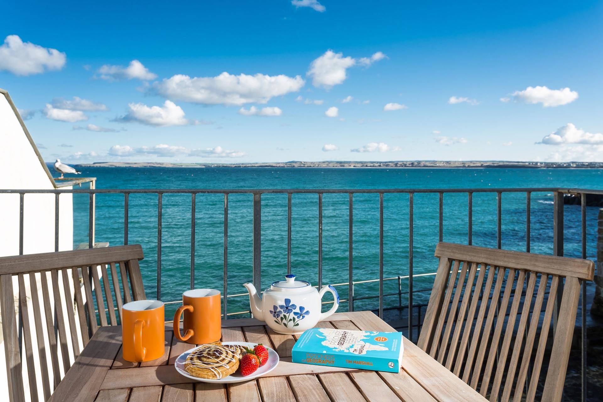 Take a moment to listen to the waves lap onto the shore and truly relax.