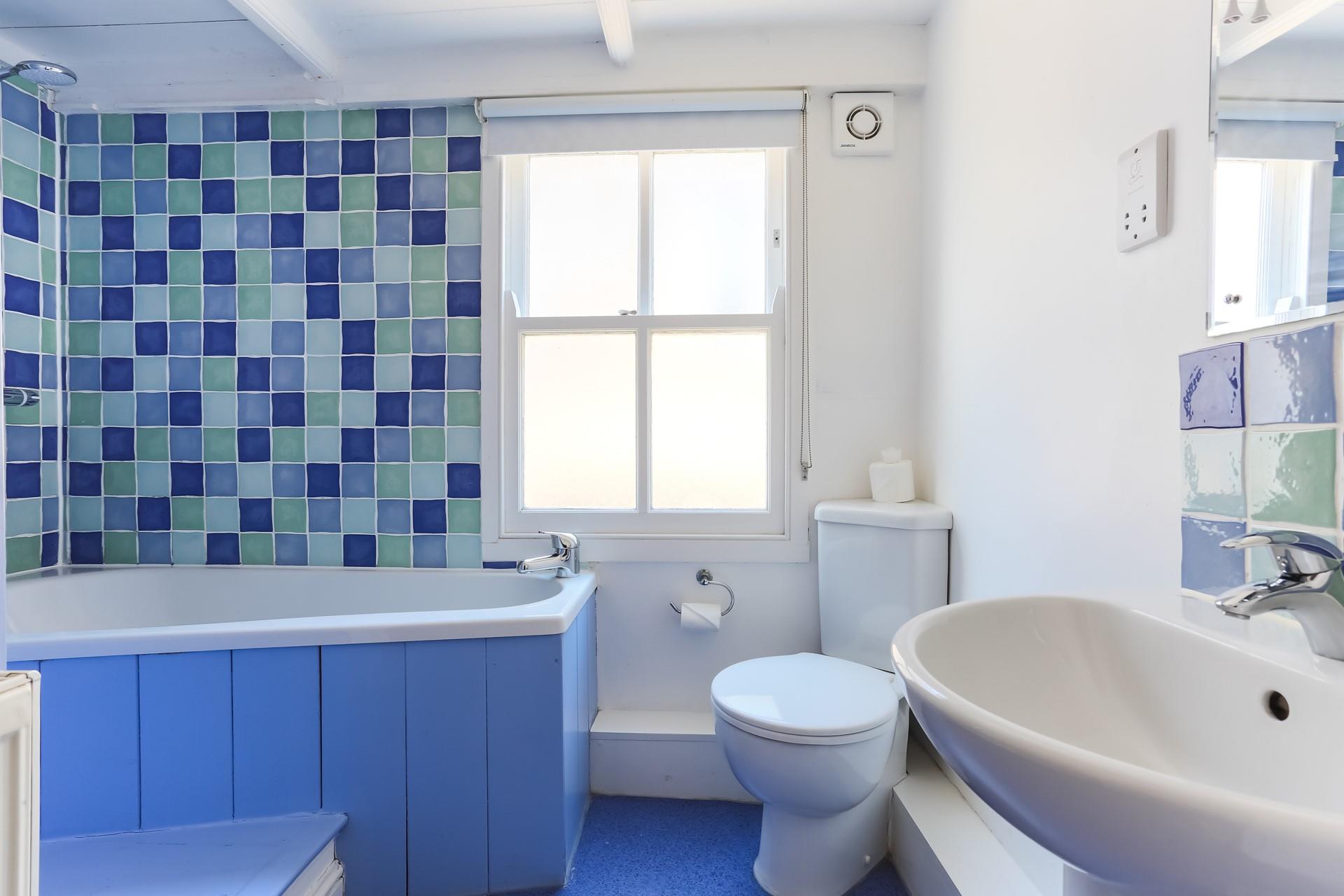 The bathroom is the perfect space to get ready in the morning.