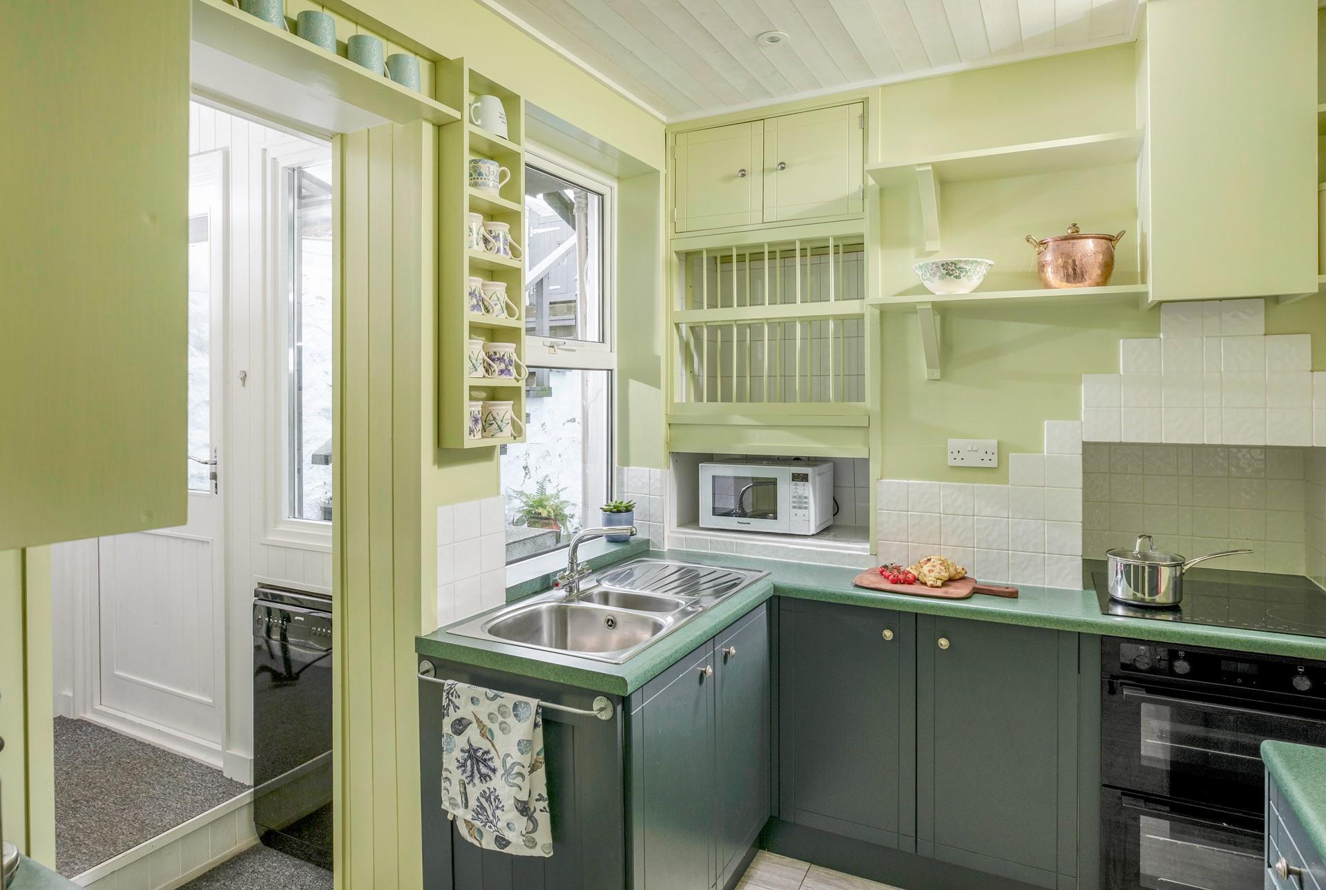 Get some local ingredients in nearby Penzance to cook up a storm.