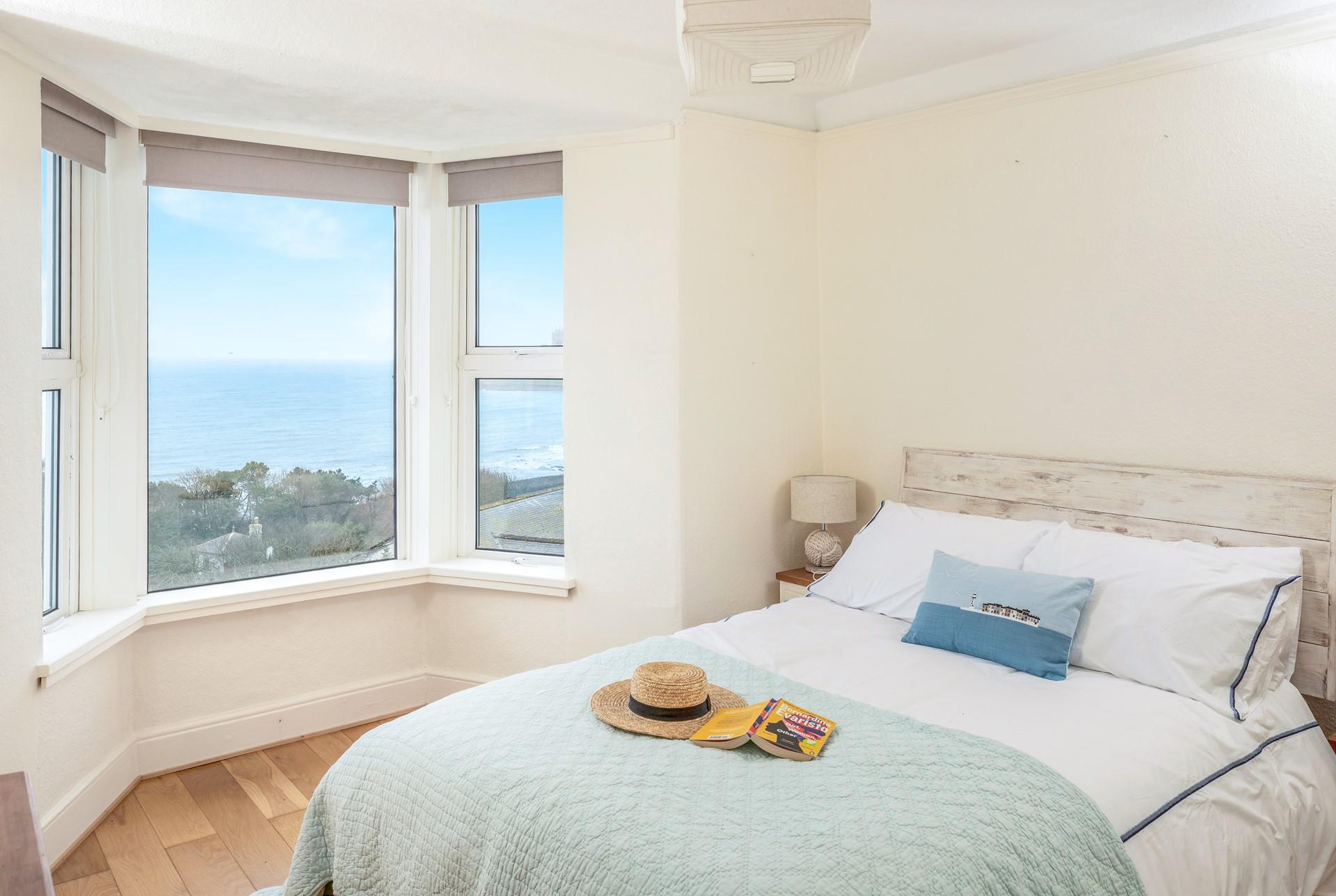 Wake up and open the blinds to stunning views of Mounts Bay.