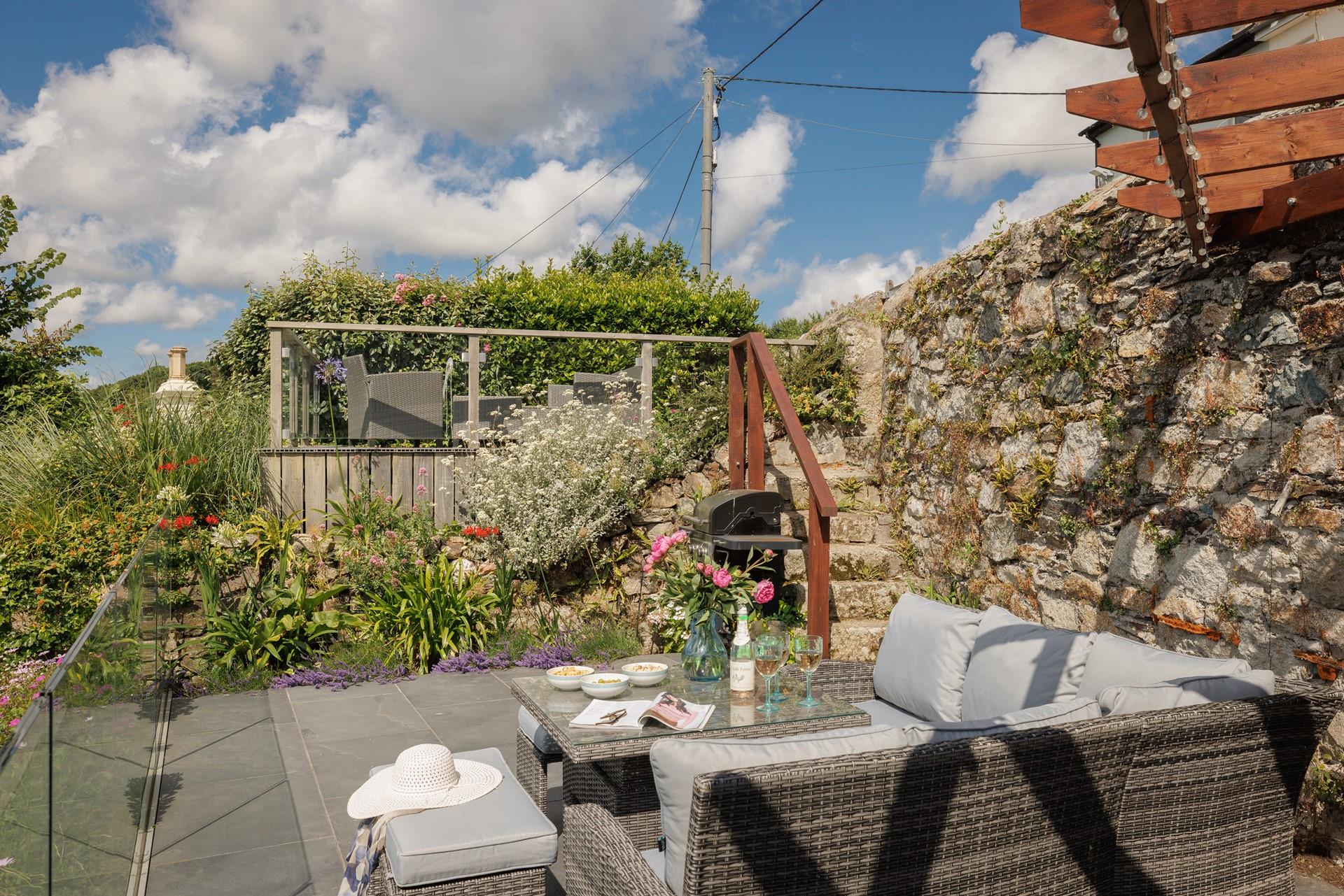 Sip a cold glass of wine whilst enjoying the view.