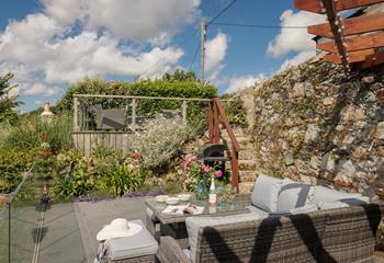 Sip a cold glass of wine whilst enjoying the view.