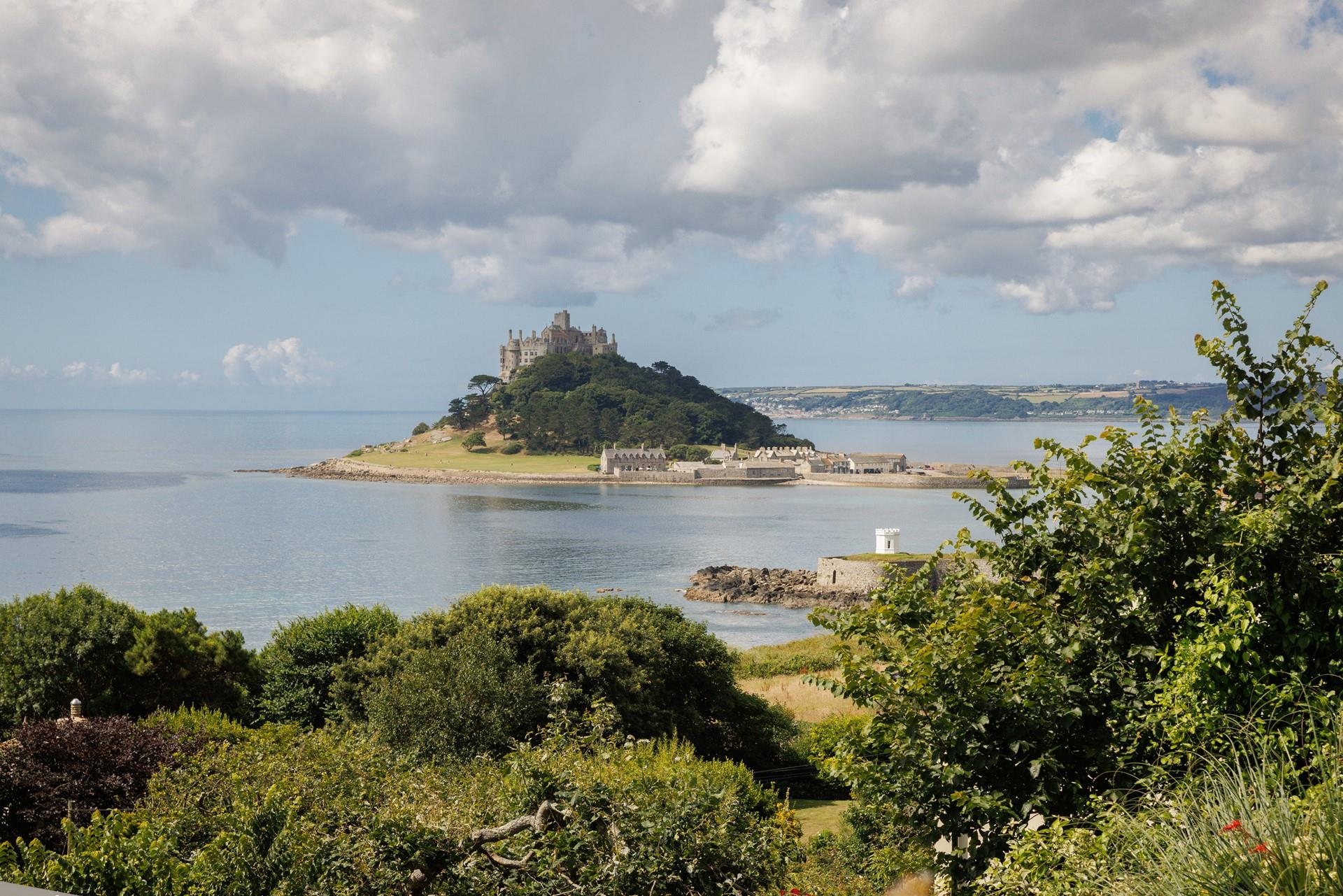 Visit the iconic St Michael's Mount just steps from Lowarth Mor.