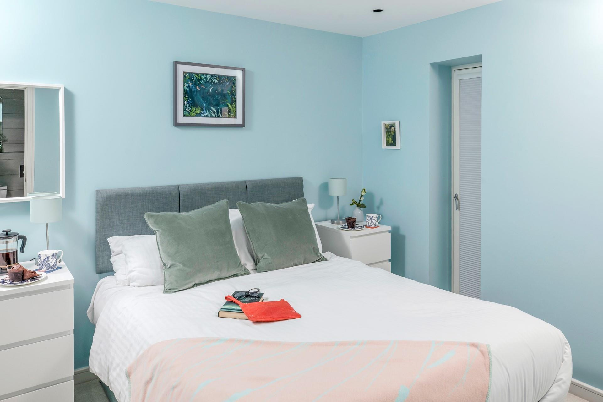 Sip a coffee in bed and enjoy a lazy morning.