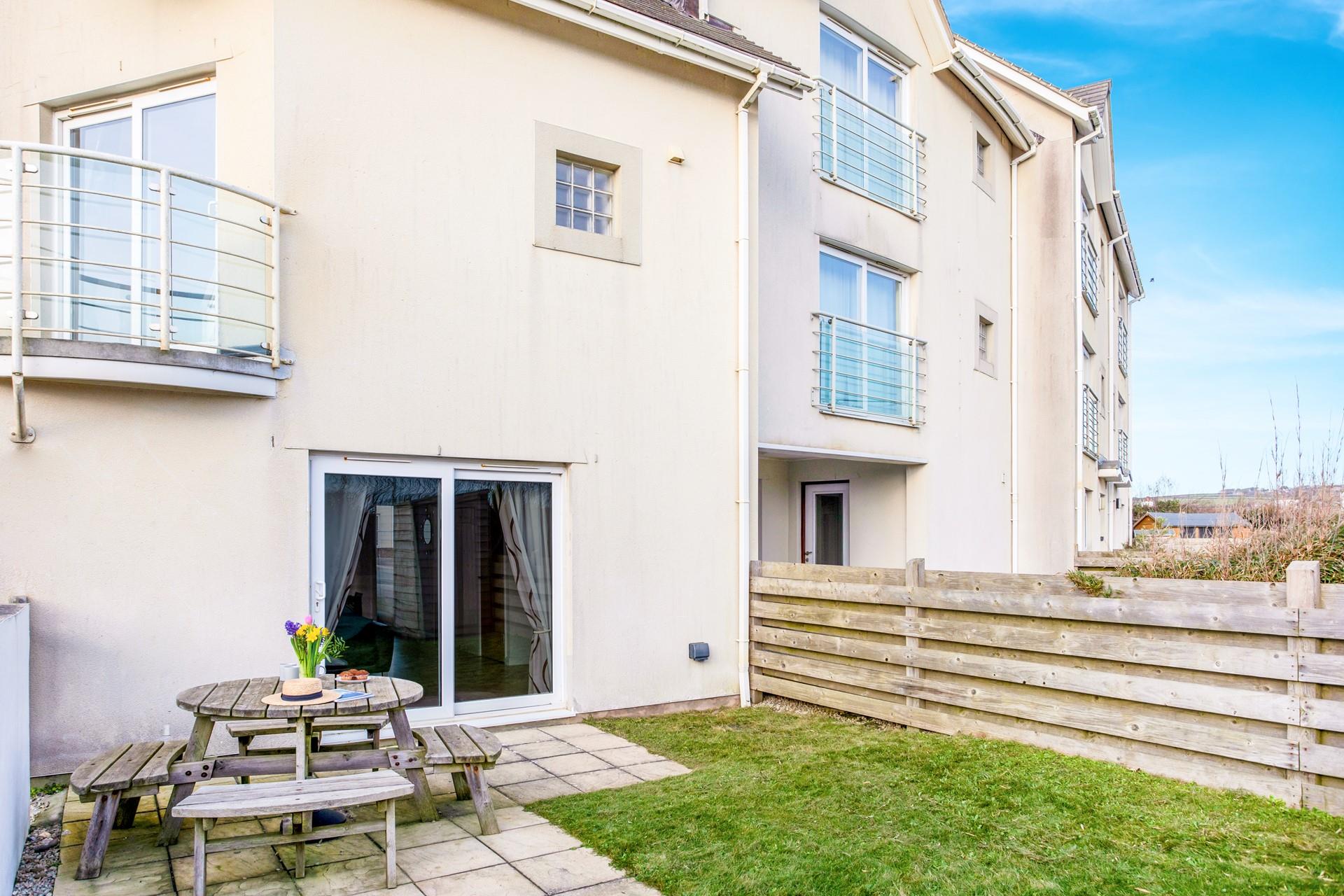 The garden is perfect for little ones to play.