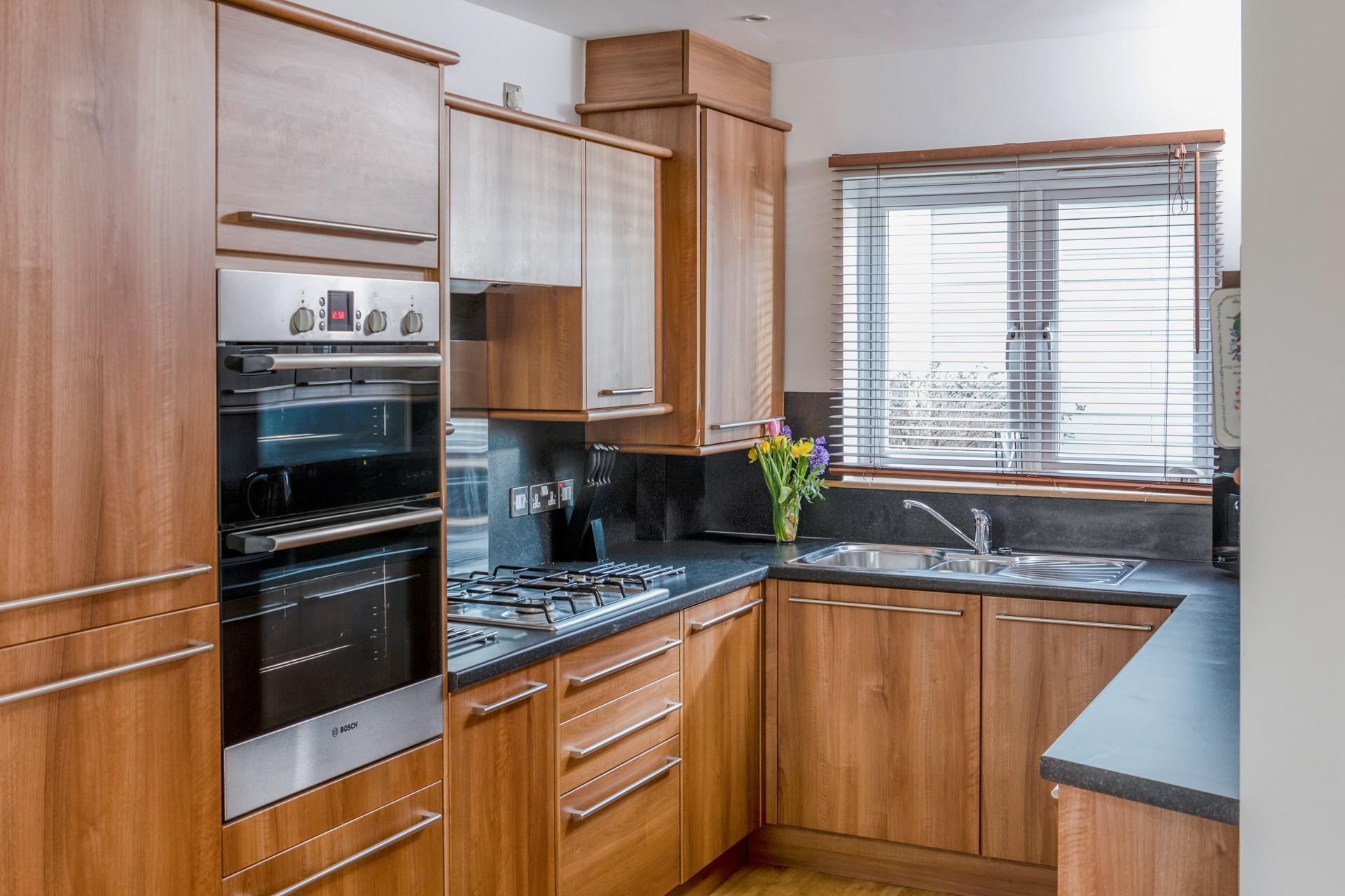 Cook up a storm in the fully equipped kitchen.