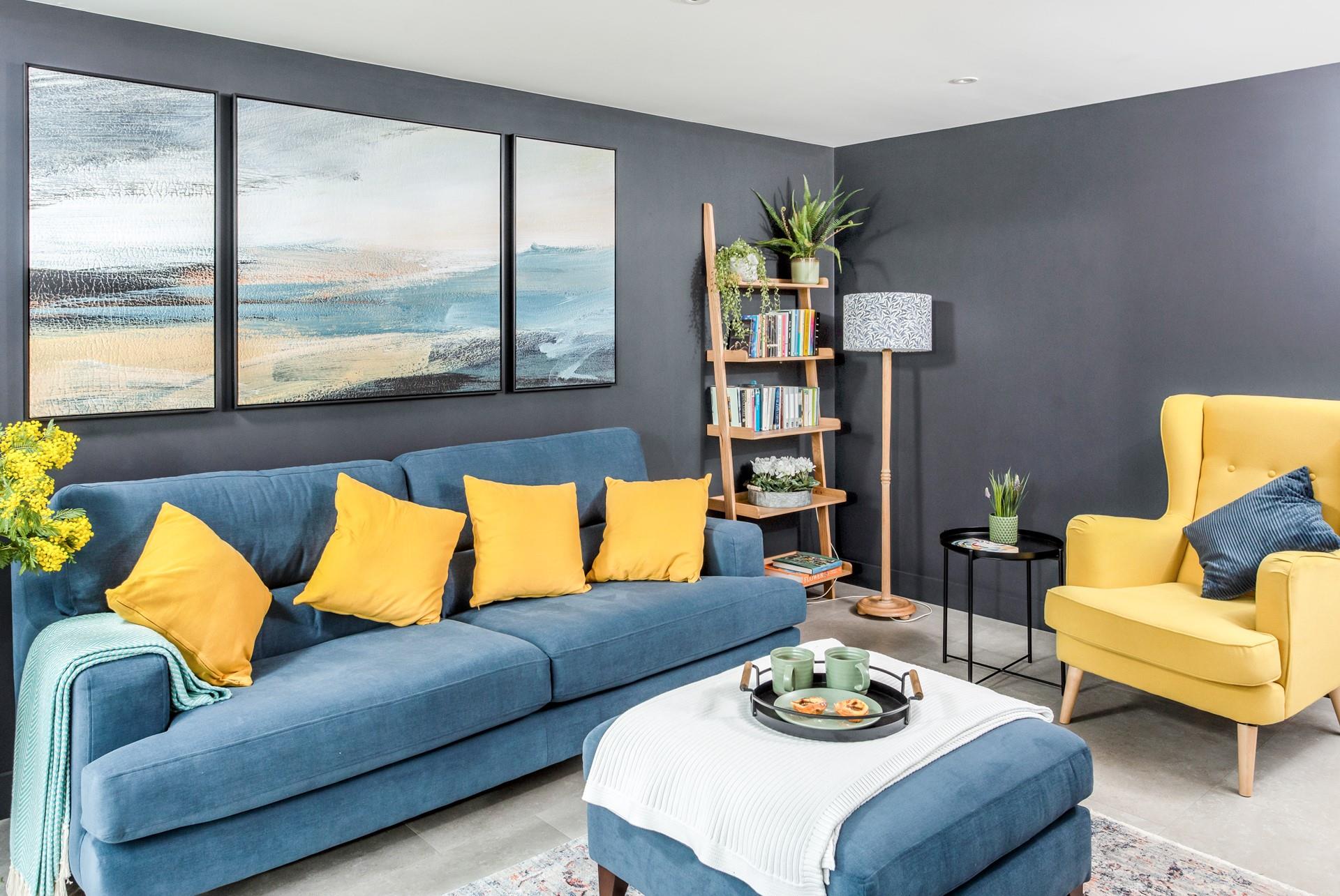 Relax and unwind with a cuppa in the stylish sitting room.