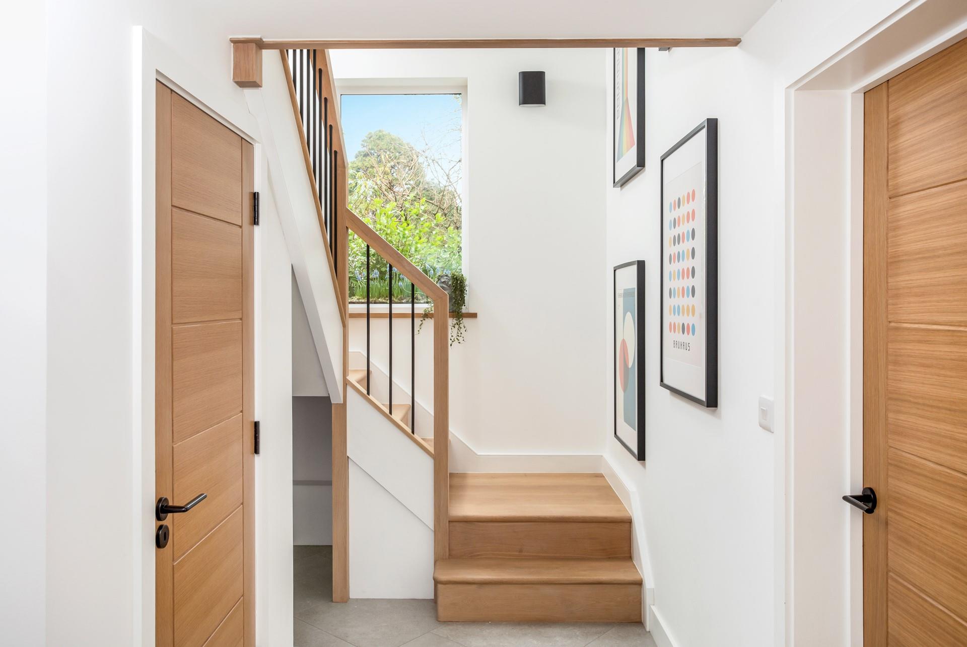 Climb the stairs to find 3 stylish bedrooms.