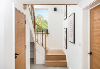 Climb the stairs to find 3 stylish bedrooms.
