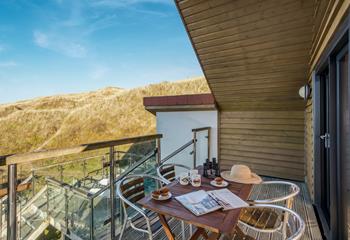 Relax and enjoy a bit of nature spotting from the balcony, as the dunes are a haven for coastal wildlife.