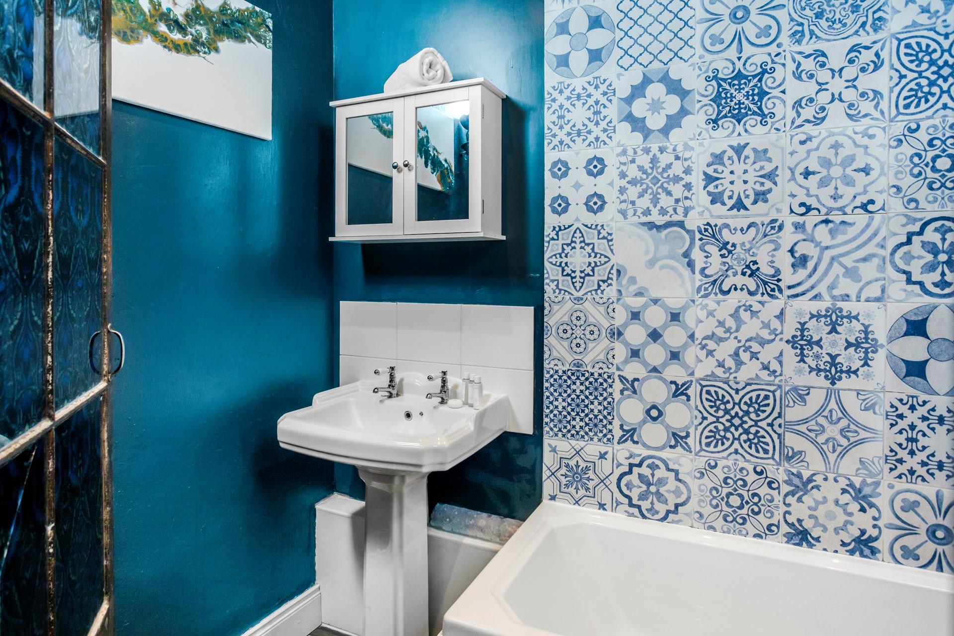 Run a relaxing bath or take an invigorating morning shower.