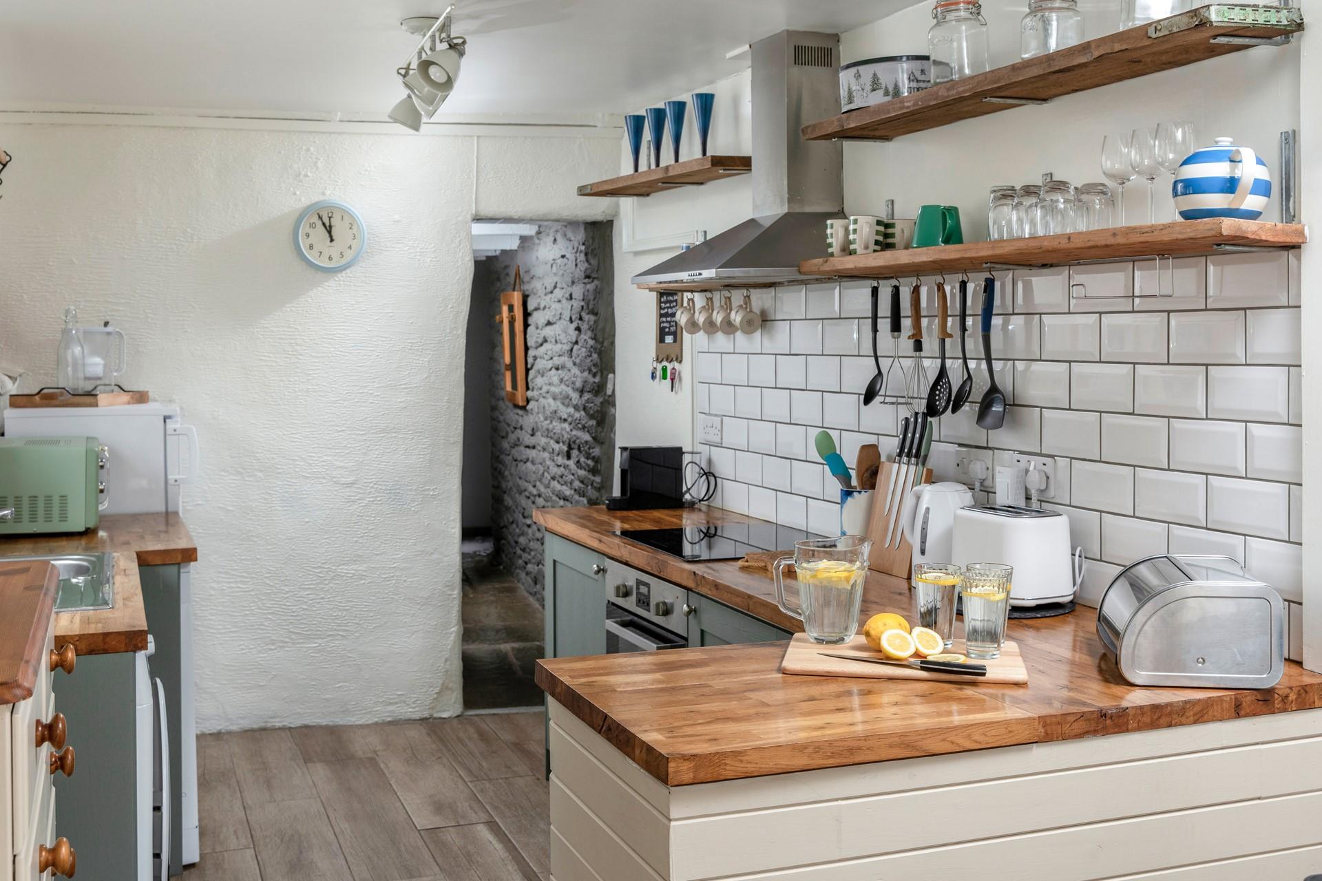 Rustle up your family's favourite meal in the well-equipped kitchen.