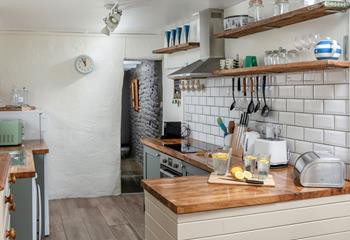 Rustle up your family's favourite meal in the well-equipped kitchen.