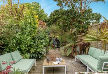 Enjoy an afternoon tea in the garden.