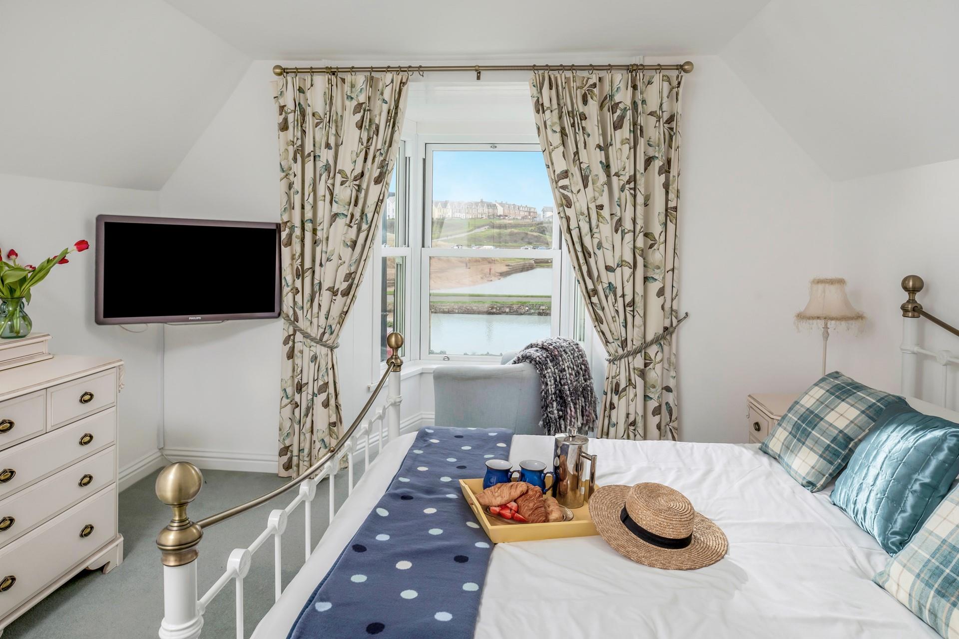 Wake up after a relaxing night's sleep and open the curtains to sea views.