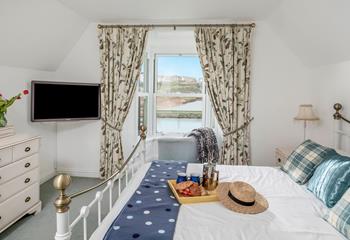 Wake up after a relaxing night's sleep and open the curtains to sea views.
