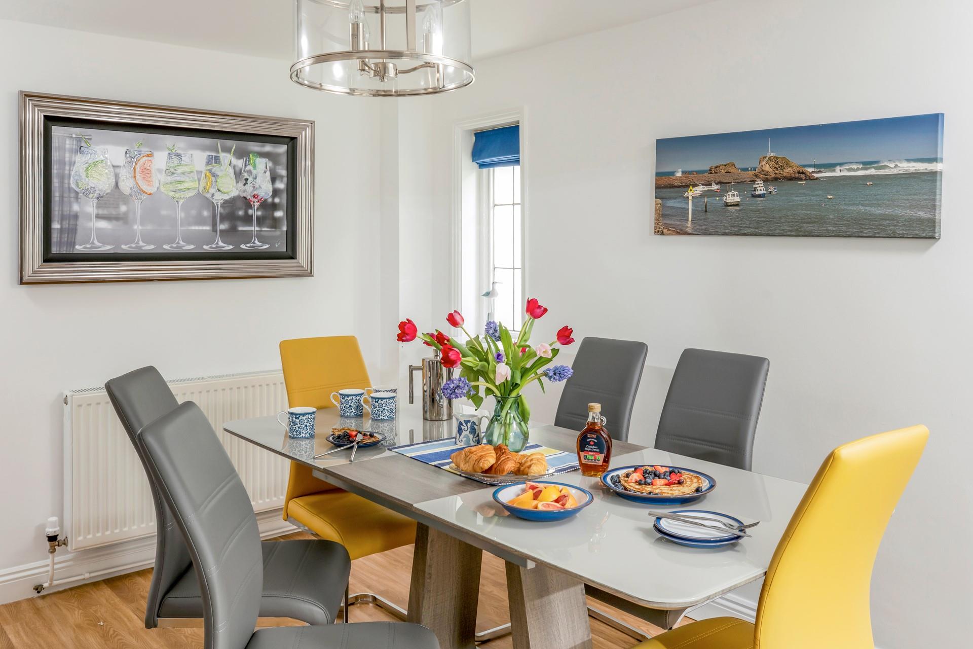 Set yourself up for a day of exploring the coast with a hearty breakfast.