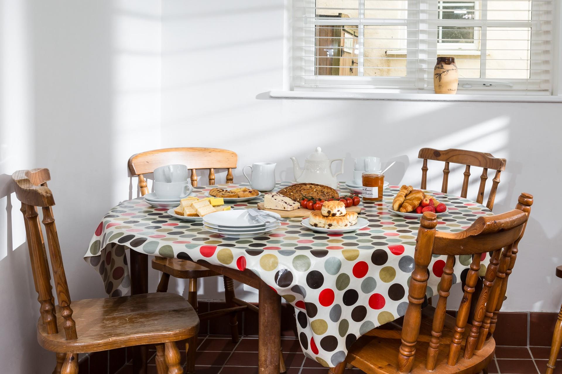 Enjoy afternoon tea after spending the morning exploring the south coast.