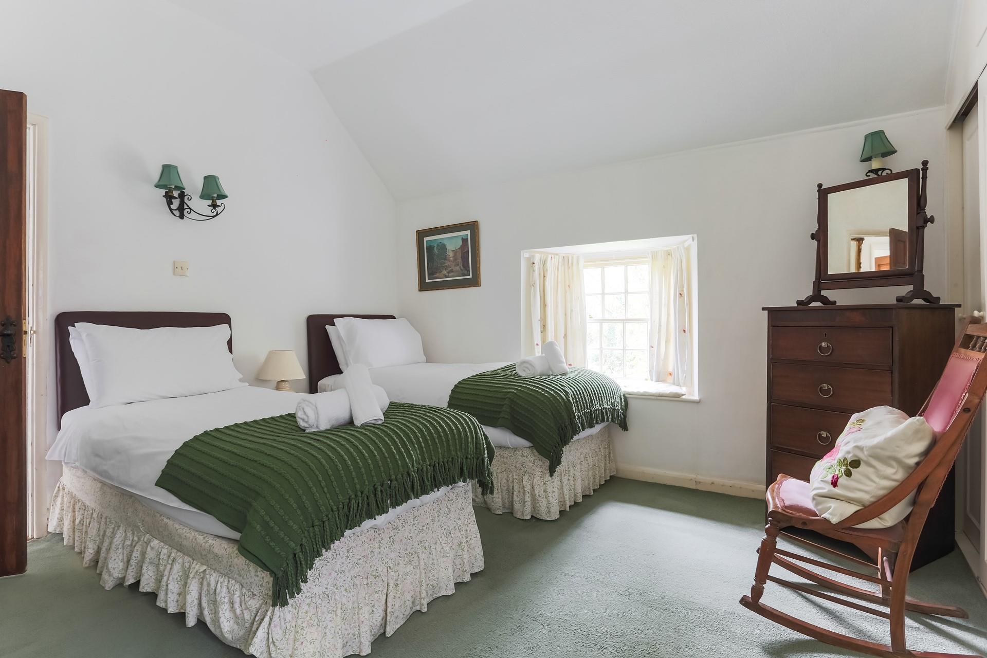 Settle into bed after a busy day of scenic coast path walking.