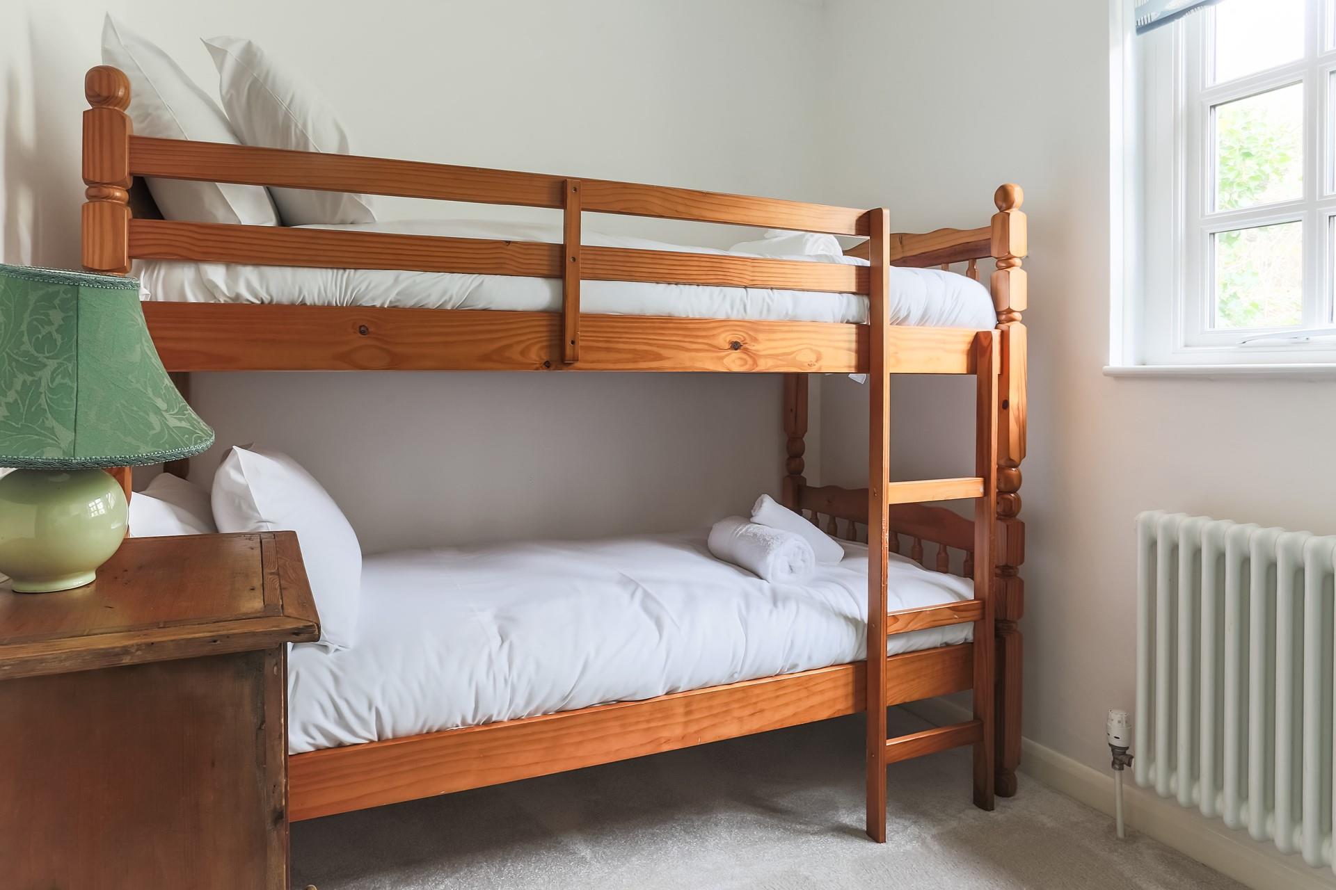 The bunk beds are perfect for the kids!