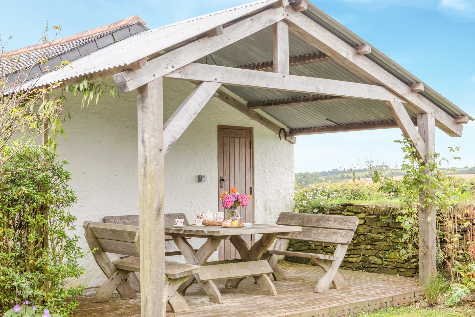 Indulge in tea and locally baked cake.