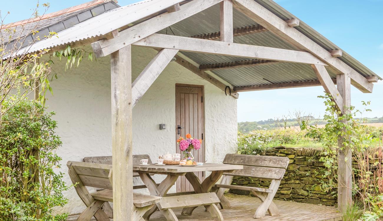 Indulge in tea and locally baked cake.