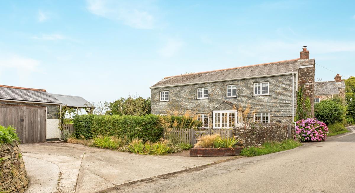 There is plenty of parking on the private driveway.