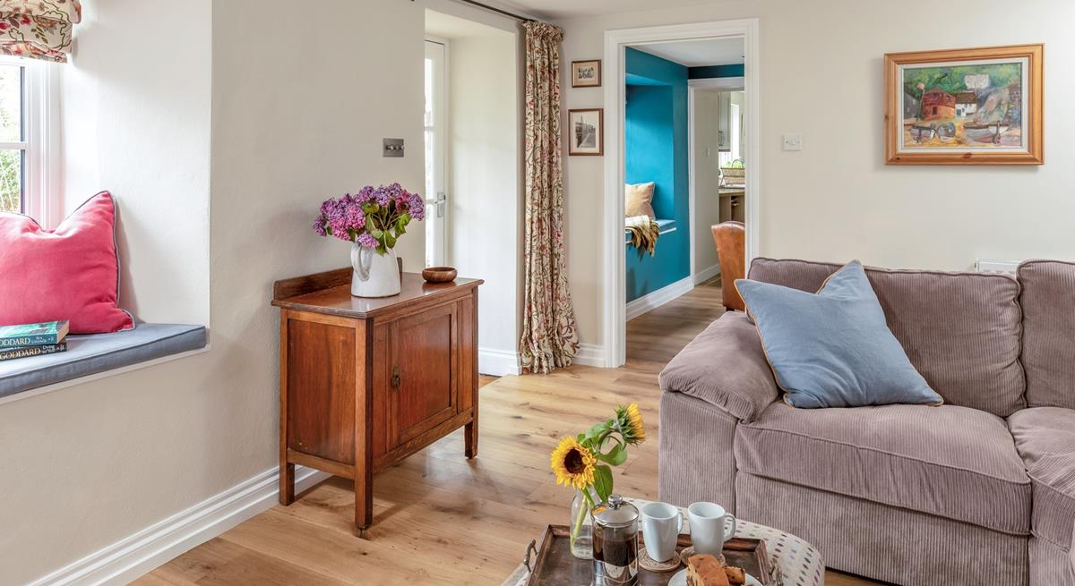 Start the day with coffee and decide on the day's plans.