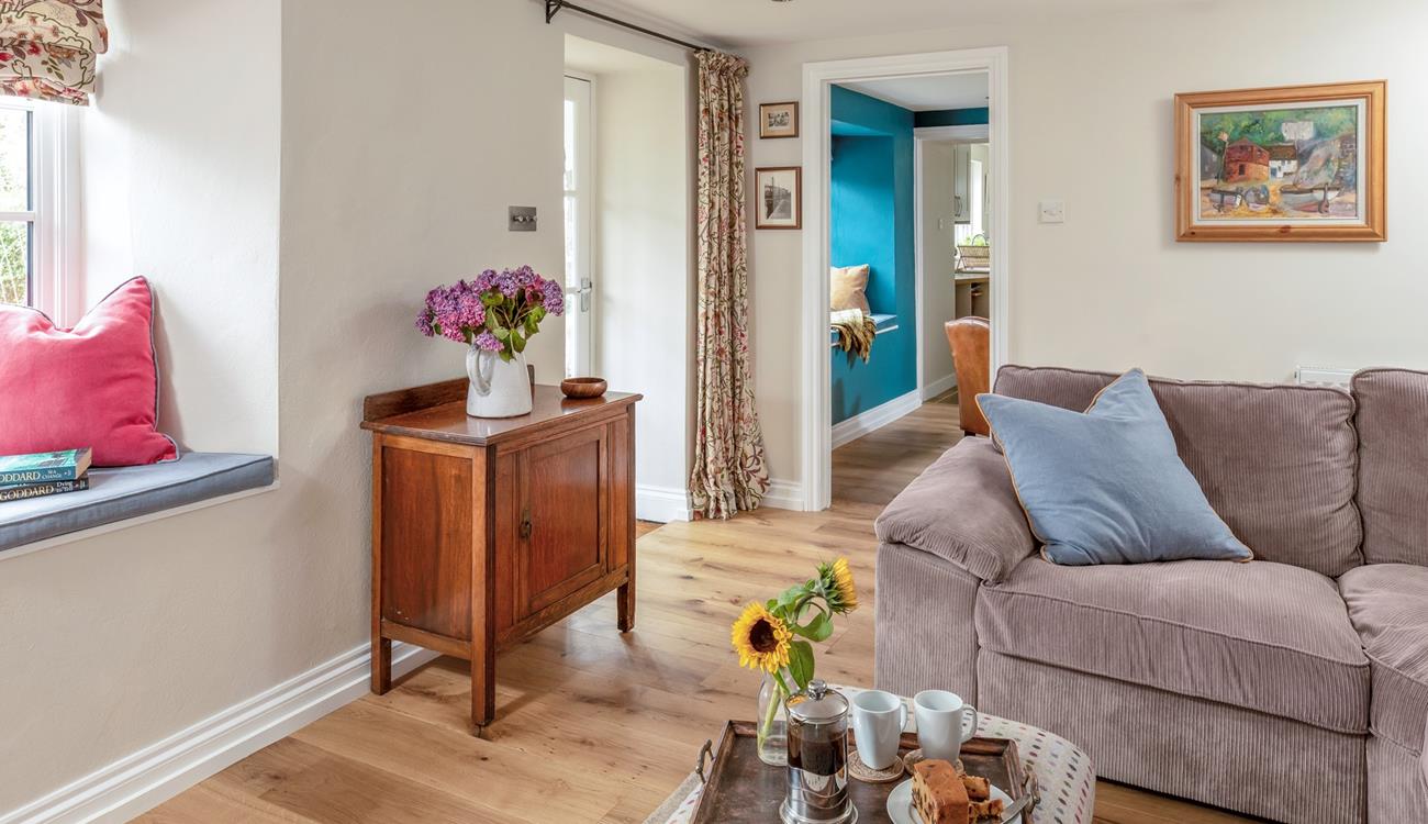 Start the day with coffee and decide on the day's plans.